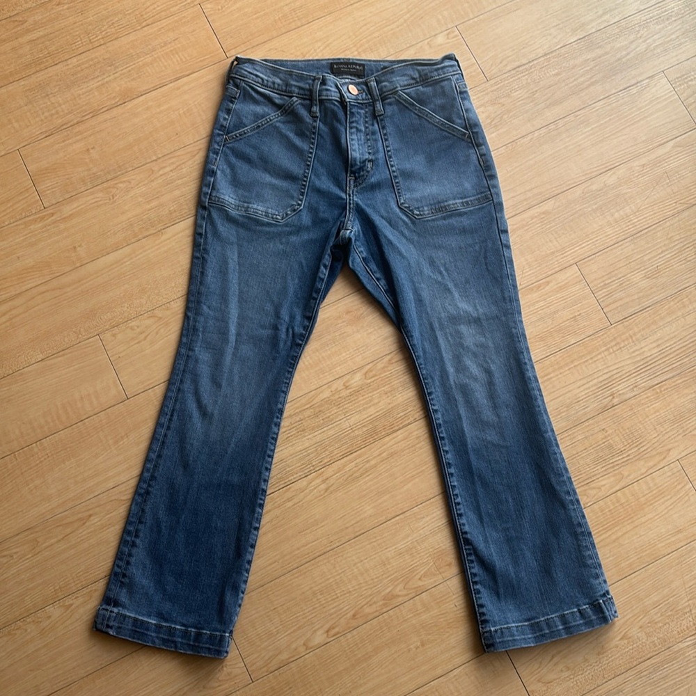 Banana Republic Crop Flare Mid-Rise Jeans - Women’s 27 Petite